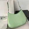 Moda cleo hobo tasarımcılar çanta koltuk altı çanta lüks deri kadın omuz çanta çantalar bayan vintage pembe beyaz yeşil