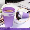 Ice Cream Tools Coffee Cup Travel Foldable Silicone Water A Free Food Grade Drinking Tea 221124