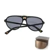 Millionaire Designer Womans Sonnenbrille 2268 Luxus Herren Sonnenbrille UV-Schutz Männer Brillen Farbverlauf Metallscharnier Mode Frauen Brillen mit Boxen 2023