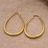 Pendientes colgantes nigerianos grandes de cobre y oro, diseño de joyería colgante para mujeres africanas, regalo de boda