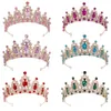 Gioielli per capelli da sposa Corone da sposa Fascia da principessa Diademi da sposa in cristallo Designer Queen Diadema Copricapo Copricapo da donna