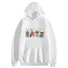 Kvinnors hoodies tröjor söta julmjölk te kaffetryck anpassade longsleeve tröjor personaliserad kan anpassa det mönster du vill ha 221124