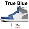 2022 Jumpman 1 Basketbol ayakkabıları Shoes Men 1s University Blue Hyper Royal Patent Panda OG dark Mocha bred shadow UNC Smoke Grey Women Sports Sneakers trainers Eur 36-47