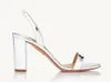 Elegant Evening So Nude Tie Pump Suede sexy playful back Party Wedding Bridal Footwear lady High Heels box 35-43