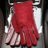 Fünf Finger Handschuhe gute Qualitätshandschuhe Farbe Winter Womens Leder echtes Wildleder 50% 2007 221119307J