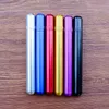 Alliage d'aluminium coloré Cigarette Stash Case Multi-fonction Dry Herb Tabac Preroll Cigarette Porte-cigares Portable Amovible Filtre Conseils Joint Tube De Stockage DHL