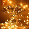 Strings 40/80 LED Star String Lights Battery Powered Fairy Twinkle With 2 Lighting Modes IP44 Waterproof Stars