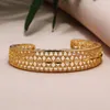 Bangle Bangles Fashion 24k Gold Color Dubai för kvinnor/flickor armbandsmycken med etiopiska Afrika Arabien Mellanöstern