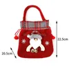 Decorazioni natalizie Decorazioni natalizie Borsa regalo in peluche Eva Caramella portatile Mela Pupazzo di neve Alce Stile Babbo Natale Dessert per bambini Decora Dh3Dq