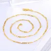 Cadeias Novas atacado 1pcs 2mm 3 1 Moda Gold Figaro Chain colar