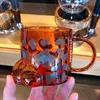 Starbucks Mub Summer African Animal Leopard Foot Modeling Glass 384ml Kreatywny trend kawa Puchar Oda4