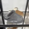 En iyi moda klasik mini platform botlar tasarımcı kadın erkekler kar botları gerçek deri kalın uggly dip kahverengi slip-on avustralya patikleri