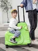 Hot Fashion Kids fofas malditas malas sobre rodas infantil carrega spinner rolling bagage viajatch student beautiful j220707