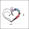 Pendant Necklaces Sevencolor Flow Heartshaped Gem The Best Gift For Your Loved One On Valentines Day Just Favorite Woman Dro Dhgarden Dhcjs
