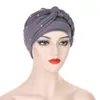 Muslim Women Hijab Hat Cancer Chemo Cap Braid Rhinestone Turban Headscarf Islamic Head Wrap Lady Beanie Bonnet Hair Loss Cover