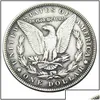 Искусство и ремесла искусство и ремесла HB73 Hobo Morgan Dollar Skl Sombie Skeleton Copy Coins Унительные ремесленные украшения домашние украшения Accesso dhywp