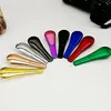 Zinklegering metall små rör bärbara kreativa mini färgglada metall vikrörsrökning set