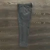 Мужские брюки 2022 Осенняя зима Мужчины высококачественная прямая слабая мужская мужская подходящая мужская шерстяные брюки мужская шерсть Z235