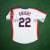 College Baseball indossa la maglia da baseball vintage 25th Patch del 1986 Keith Hernandez David Wright Gary Carter Ron Darling Dykstra Dwight Gooden Howard Johnson Ray Knight