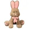 507080 cm Giant Rabbit Cuddle Soft Cartoon Animal Big Ear Bunny Plush Doll fylld kudde Baby medföljande leksaker Kawaii gåvor J220729