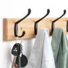 Clothing Storage Nordic Fashion Home Decor Coat Hook Organizer Double Hooks Hallway Bedroom Door Hat Clothes Rack Hanger Kitchen Toilet Wall