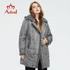 Dames Down Parkas Astrid Winter Jacket Winter Jacket Dames bont Collar Faux Tops Fashion Oversize Parkas Coat Winddicht Parka Hooded AT10057 221124