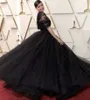 Africa Plus Size Black Ball Jurk Prom -jurken voor vrouwen een schouder korte mouw gezwollen verjaardagsfeestje kleding slijtage Oscar rode loper avondjurken gewaad de soiree