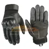 ST590 LÄDER MOTORCYCLE -handskar Touch Screen Motocross Handskar Taktisk växel Moto Biker Racing Hard Knuckle Full Finger Glove Mens