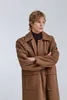 Mężczyźni łączy jesienne i zimowe wełniane płaszcz dla mężczyzn średniej długości kaszmiru na ramię w brytyjski styl luz moda 221123