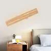 Muurlamp scheur houten sconce led moderne verlichting natuurlijk houten van natura in slaapkamer bed boerderij trap/woonkamer