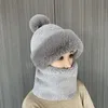 Hiver femme chapeau écharpe casquettes Ski cou plus chaud bonnets pulls chapeaux hommes femmes enfants en plein air chaud en peluche polaire chapeaux