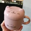 Starbucks Cherry Blossom Cat Mug Gobelet 350 ml Sakura Tasse à café en céramique avec couvercle 09LP