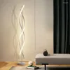 Golvlampor Designer LED -lampa minimalistisk konst sovrum sovrum vardagsrum interiör dekoration studio vertikalt ljus fjärrdimning