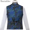 Herenpakken Blazers Thorndike Marineblauw Jacquard Hoge kwaliteit Perfect Design Bruiloft Italiaanse Custom Made Mannen Blazer 221123