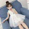 Girl Dresses Princess Kids Baby Girls Dress Lace Flower Tulle Christening Gowns Tutu For Babies 1st Birthday Outfits Toddler Baptism Cosutme