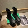 Bottes New Zipper Chaussures Bottes De Mode Femme BootsWomen Bout Rond Rock Punk 2021 Élégant Med Caoutchouc Dames Automne Casual Rétro Rome J220923