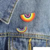 Cartoon Rainbow and Clouds Enamel Brooches For women Men Kid Collection Fashion Metal Lapel badge Brooch Pins Jewelry Gifts for Children