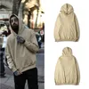 Sweats à capuche pour hommes Sweatshirts Automne Y2k Hommes Casual Unisexe Streetwear Crewneck Sweat Solid Color Pullover No Drawstring Winter Clothes 221124