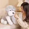 3545cm kawaii schnauzer pluche speelgoed heerlijk gevulde zachte dieren kussen simulatie poppen ldren meisjes verjaardag kerstcadeau j220729