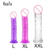 Beauty Items Siliconen Enorme Dildo voor Vrouw Anale Plug Realistische Penis Vrouwelijke Dildo G-spot Orgasme Sterke Zuignap sexy Speelgoed Volwassenen 18