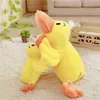 1Pc 4070Cm Cartone animato Anatre Peluche ripiene Cuscino Cuscino morbido Bellissimo animale Oca Peluche Pop Creativo Regalo invernale per bambini J220729