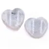 Stone 40mm Loose Heart Healing Stone Love Pocket Palm Spoctrolite Oro för ångest Reiki Ncing Rocks Gemstone Farmhouse Kitchen Dro DHMJ1