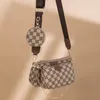 Mode lyxdesigner klassiska kvinnor väska tryck brev kedja väska läder kort plånbok crossbody handväska handväskor messenger flickor plånböcker