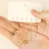 Brincos de argola 2022 para mulheres fios de ouvido aço inoxidável moda anti-alérgica Tassel Jewelry Gift