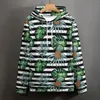 Herrtr￶jor tropiska ananas avslappnade svarta r￤nder tryck roliga design huva tr￶jor m￤n l￥ng￤rmad gatakl￤der ￶verdimensionerad hoodie