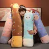 7090130cm Kawaii Bear Pig Penguin Rabbit Plush Toys Soft Animal speelgoed gevuld met lang kussen voor babymeisjes Verjaardagsgeschenken J220729