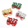 Decorazioni natalizie Decorazioni natalizie 1X 2022 Puntelli per occhiali Ornamento natalizio Adt Regalo per bambini Merry Holiday Glasses Party Dr Dhxys