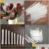 Emballage cadeau Emballage cadeau 500Pcs / 1000Pcs Rose Bud Protection Net Er Cosmetic Brush Mesh Bag Extended Floraison Plastic Packagi Mylarbagsho Dh6Oi