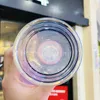 Starbucks mug Aurora star glass 355ml colorful laser dream coffee cup with lid MXOC