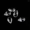 Chandelier Crystal 20pcs 28mm Clear Teardrop Almond Shape Part Pendant For Home Wedding Decor